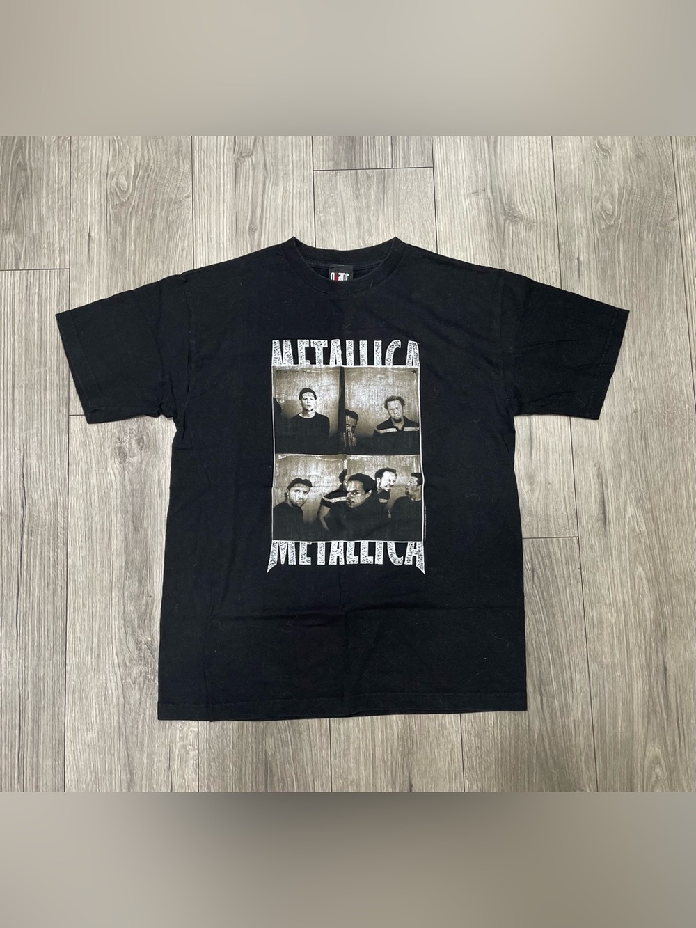 Vintage Giant Metallica Shirt Mens L Black 1999-2000 Tour Band Tee